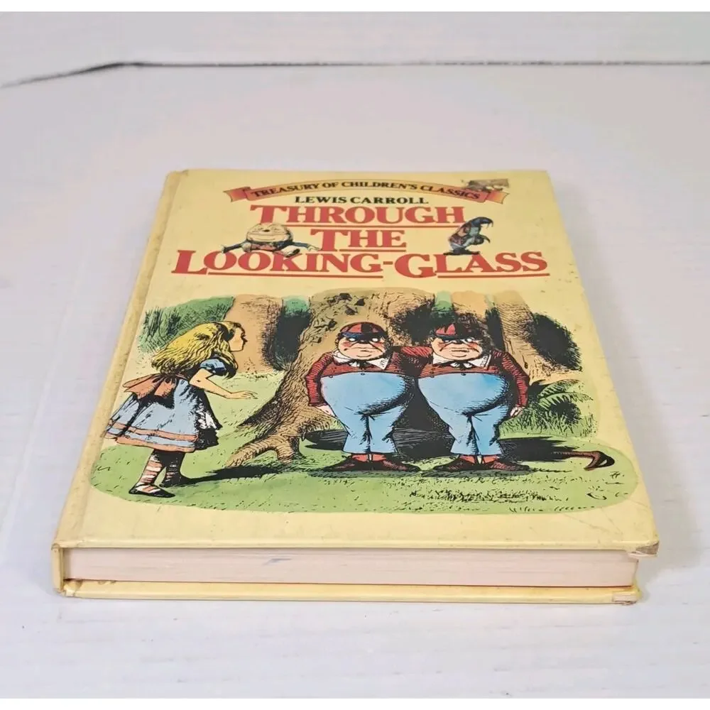 Through The Looking Glass Lewis Carroll John Tenniel Hardcover 1981 Vintage